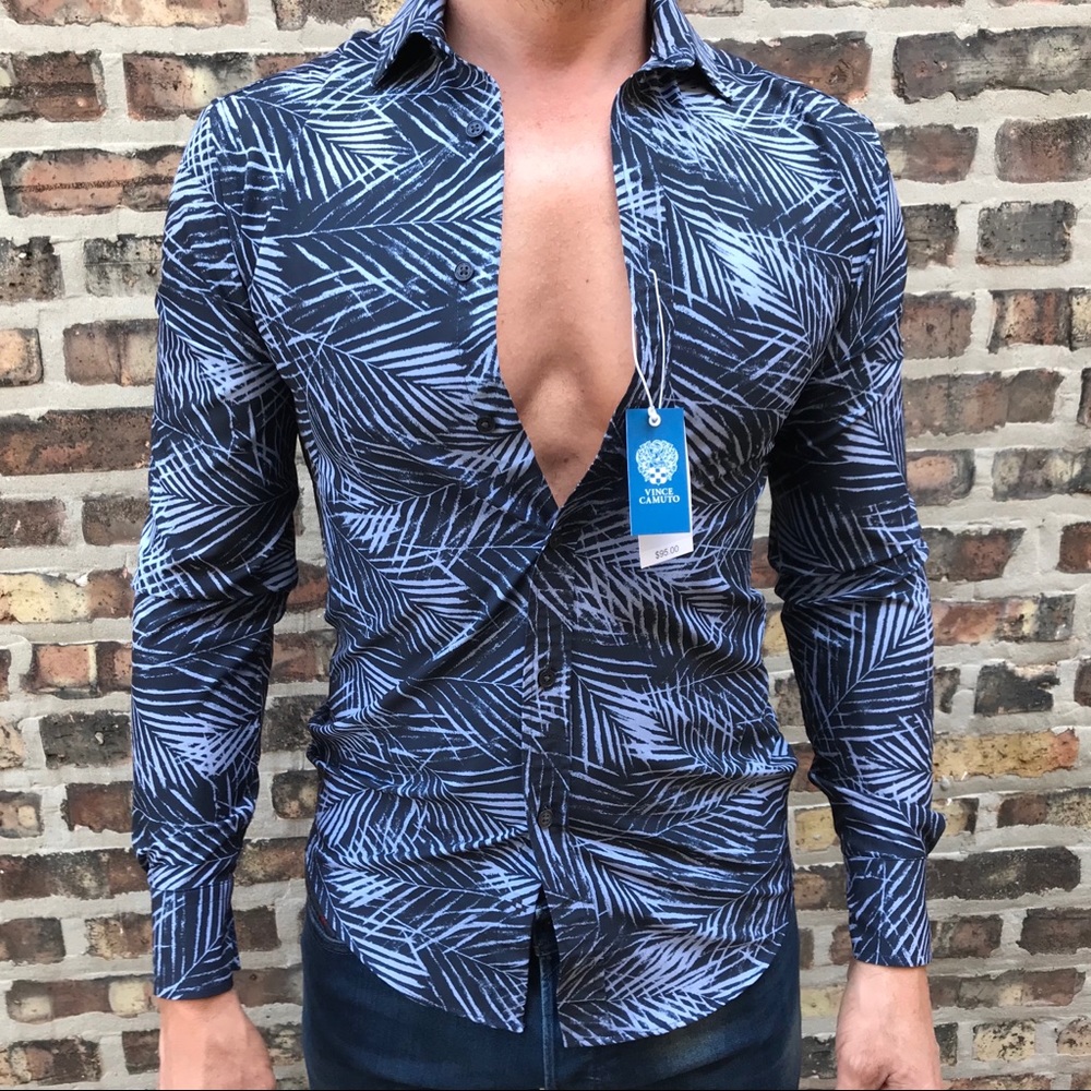 Vince Camuto Floral Shirt (S/M) - Picture 5 of 8